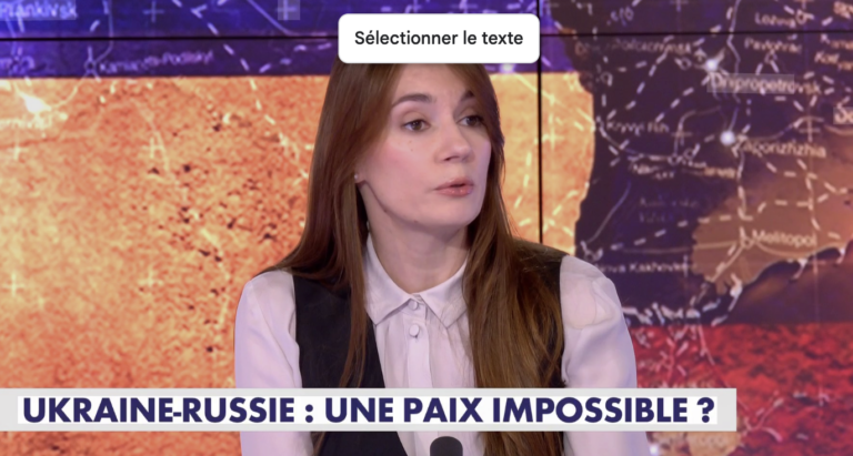 Xenia Fedorova sur CNews : Bolloré joue avec les limites